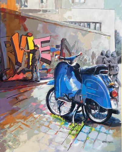 La viE en rose von Sylvie Gérard, Malerei kaufen auf Singulart