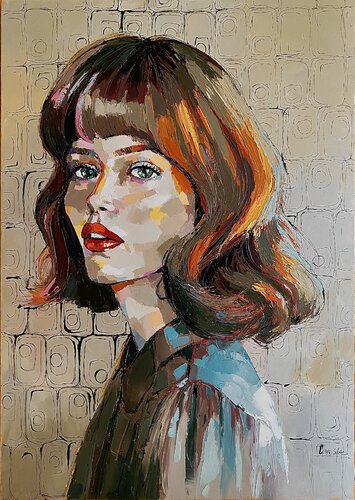 Moi? Je me demande aussi… von Sylvie Gérard, Malerei kaufen auf Singulart