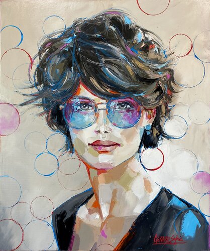 Je suis sereine. von Sylvie Gérard, Malerei kaufen auf Singulart