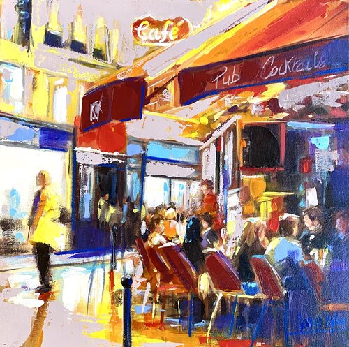Début de soirée by Sylvie Gérard, 회화 for Sale on Singulart