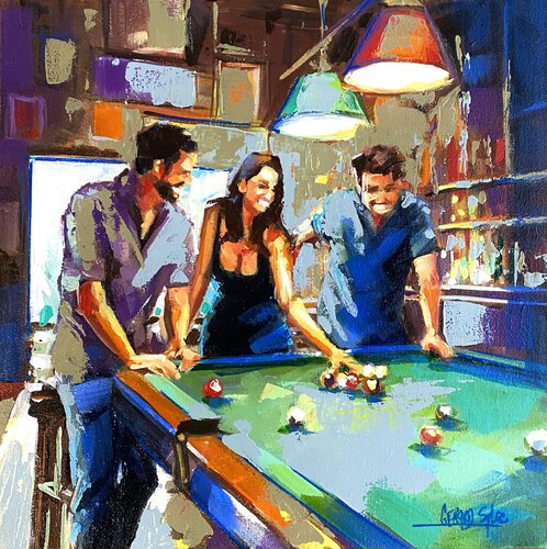 Le canon by Sylvie Gérard, 회화 for Sale on Singulart