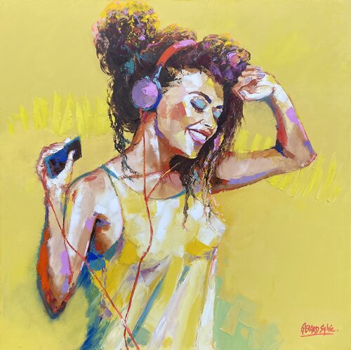 Let’ s dance ! van Sylvie Gérard, Schilderij te koop op Singulart