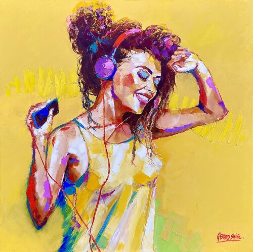 Let’ s dance ! by Sylvie Gérard, Painting for Sale on Singulart
