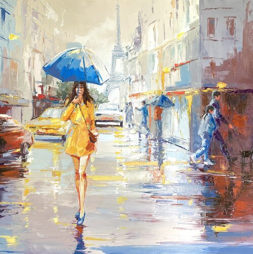 I’m singing in the rain 2 de Sylvie Gérard, Pintura a la venta en Singulart