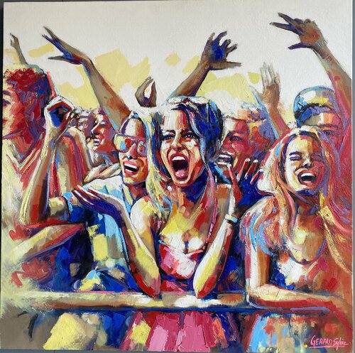 Festival de Folie... von Sylvie Gérard, Malerei kaufen auf Singulart