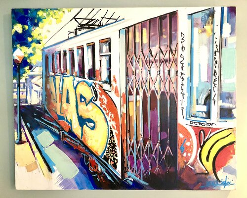 Street Art Lisboa von Sylvie Gérard, Malerei kaufen auf Singulart