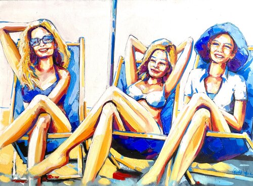 l'été dernier von Sylvie Gérard, Malerei kaufen auf Singulart