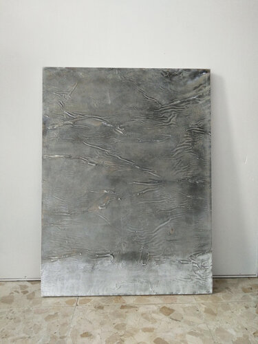 Brown and grey di Raúl Lara, Pittura in vendita su Singulart