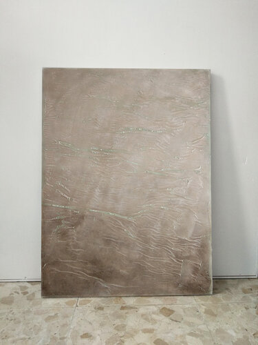 Brown and green di Raúl Lara, Pittura in vendita su Singulart
