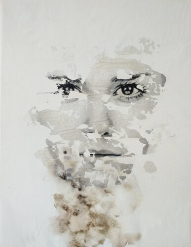 Vultus II di Raúl Lara, Pittura in vendita su Singulart