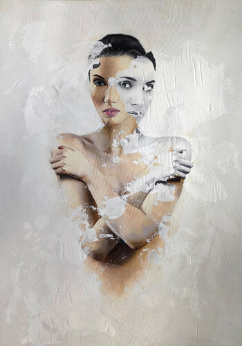 Dualitas II di Raúl Lara, Pittura in vendita su Singulart