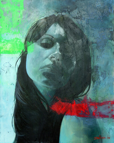 María Azul by Raúl Lara, Painting for Sale on Singulart