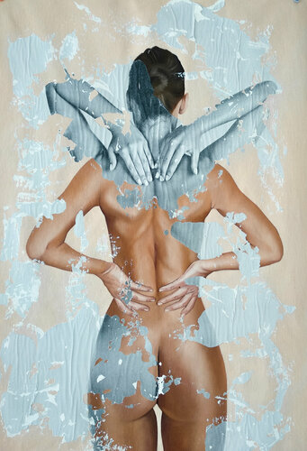 Papilionem van Raúl Lara, Schilderij te koop op Singulart