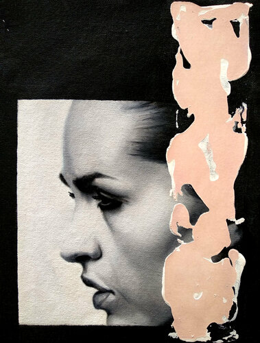 black and white serie 10 van Raúl Lara, Schilderij te koop op Singulart