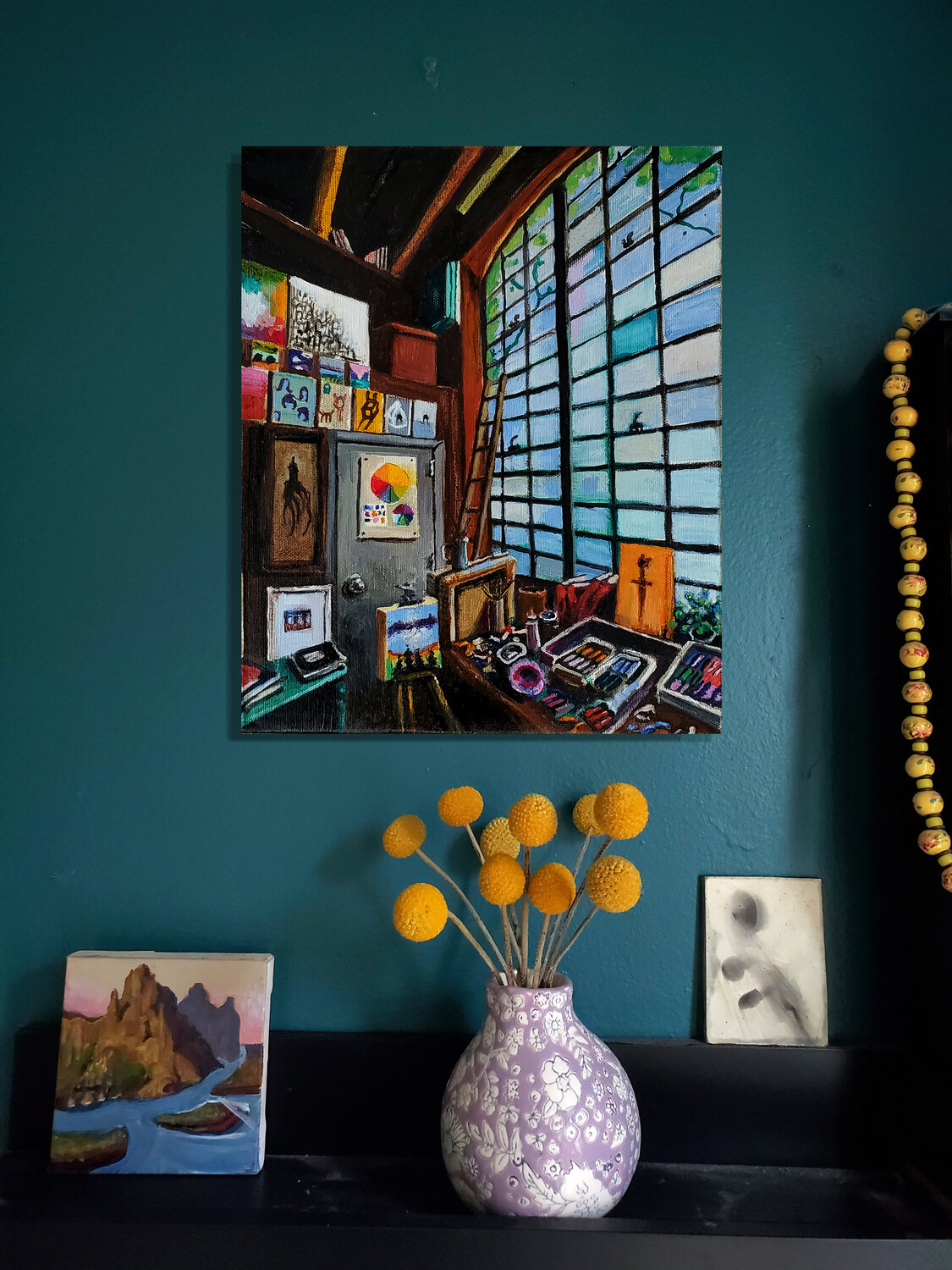 Studio Summer of 21 by Shelton Walsmith (2021) : Painting Oil on Wood -  SINGULART
