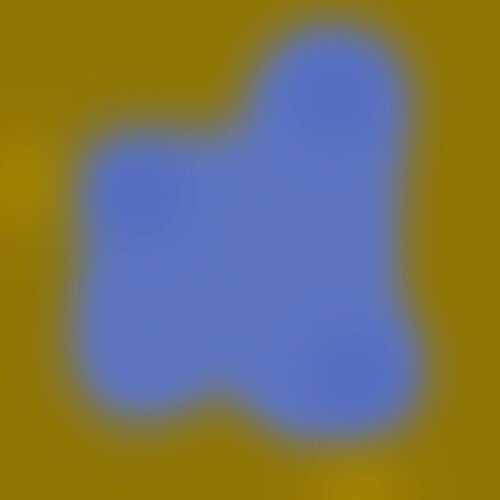 p.s. blue on gold von Shelton Walsmith, Andere Medien kaufen auf Singulart