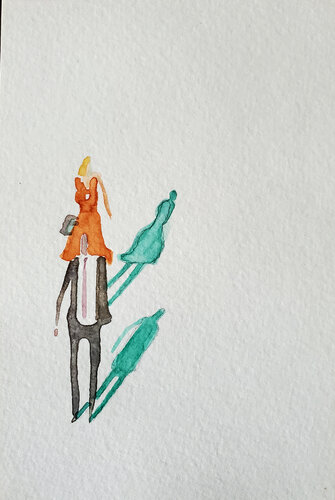 Two People One Day von Shelton Walsmith, Werk auf Papier kaufen auf Singulart