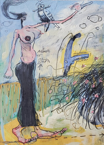 Tindergroth; Slouching Toward Bethlehem di Shelton Walsmith, Disegno in vendita su Singulart