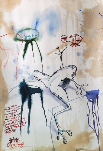 The Rain Fell Up van Shelton Walsmith, Werk op papier te koop op Singulart