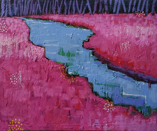 Strawberry Fields Forever di Shelton Walsmith, Pittura in vendita su Singulart