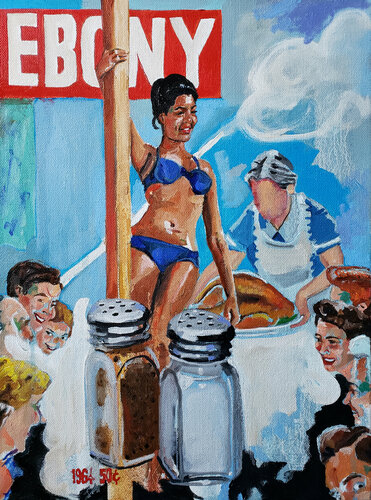 Table of Contentedness van Shelton Walsmith, Schilderij te koop op Singulart