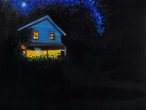 Evening Late August Upstate New York (Sold) Shelton Walsmith