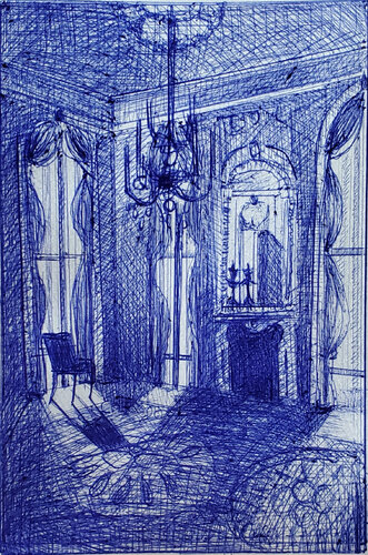 blue room von Shelton Walsmith, Zeichnungen kaufen auf Singulart