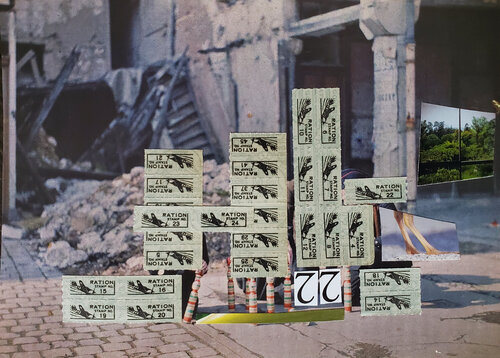 Raze, Rebuild, Repeat von Shelton Walsmith, Werk auf Papier kaufen auf Singulart