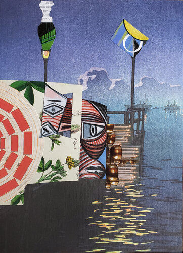Peer Pier par Shelton Walsmith, Œuvre sur papier en vente sur Singulart