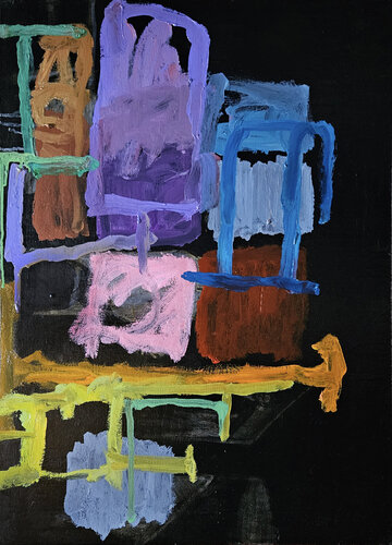 Yard Meter Additions van Shelton Walsmith, Schilderij te koop op Singulart