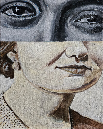 What You Should’ve Said But Only Thought Instead van Shelton Walsmith, Schilderij te koop op Singulart