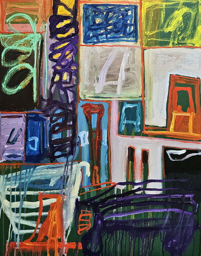 once i thought once i feel once i tasted once i  saw van Shelton Walsmith, Schilderij te koop op Singulart