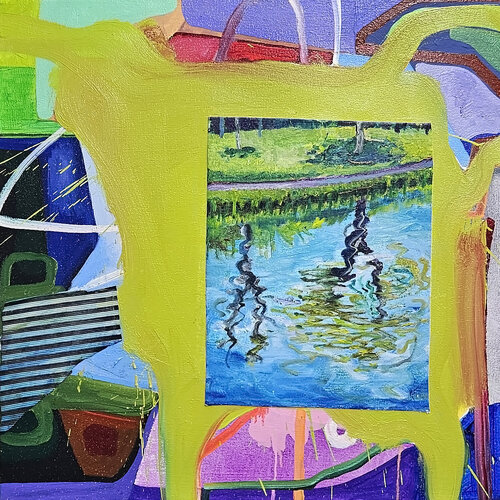 Early Spring, Late August Inevitable Fall by Shelton Walsmith, 회화 for Sale on Singulart
