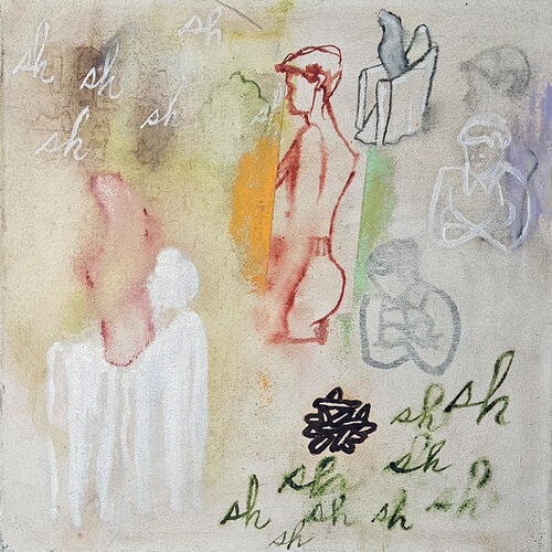 Sh! They're Transcending by Shelton Walsmith, Painting for Sale on Singulart