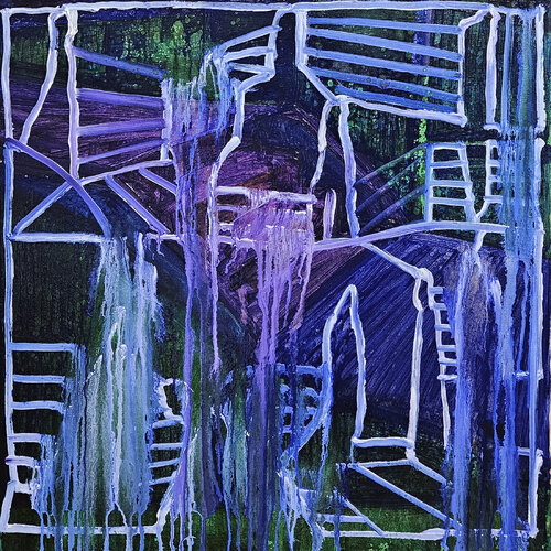 Procession; Many Steps To Go van Shelton Walsmith, Schilderij te koop op Singulart