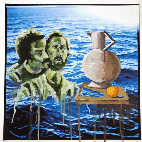 kiss to build a dream on van Shelton Walsmith, Schilderij te koop op Singulart