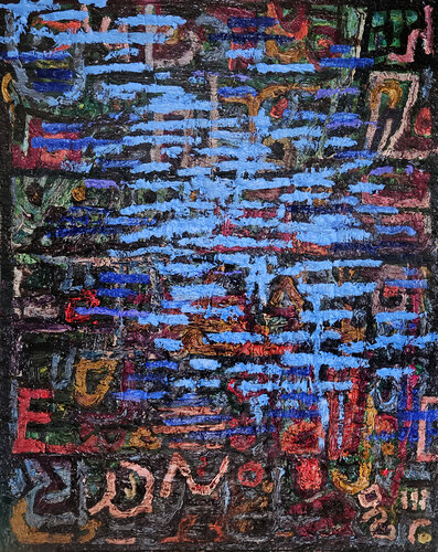 Redacted Skywriting by Shelton Walsmith, 회화 for Sale on Singulart