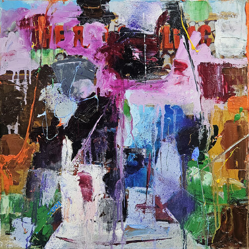 Formerly Red Cadillac von Shelton Walsmith, Malerei kaufen auf Singulart