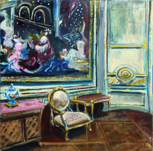 Ah the Met; Haunted Room von Shelton Walsmith, Malerei kaufen auf Singulart