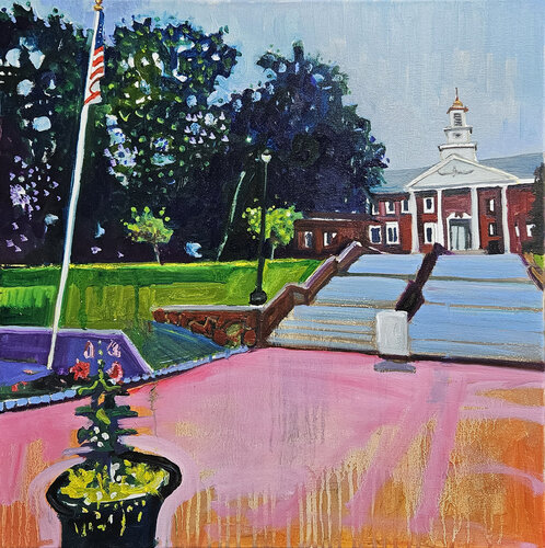 Union Township Sequence; Municipal Building von Shelton Walsmith, Malerei kaufen auf Singulart