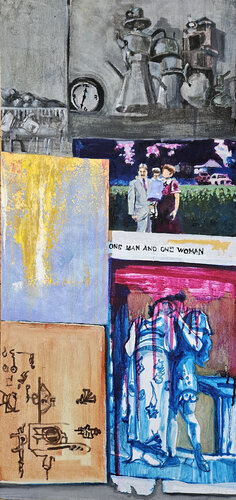 In Comes Romeo He's Bleeding van Shelton Walsmith, Schilderij te koop op Singulart