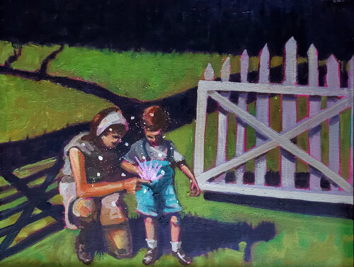 The Gate Circa 68 de Shelton Walsmith, Pintura a la venta en Singulart