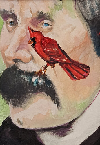 Cardinal vs.Bishop von Shelton Walsmith, Malerei kaufen auf Singulart