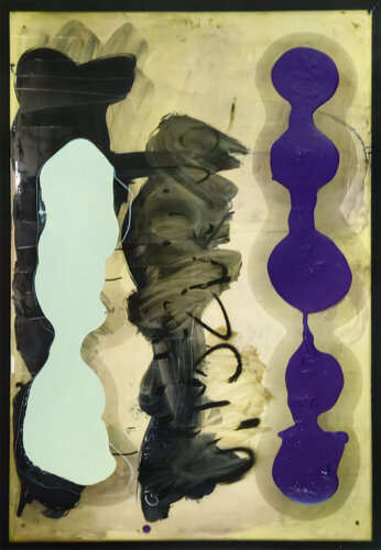 4 Former Totems Reunite and Discuss Dissolving Hierarchies at Length van Shelton Walsmith, Schilderij te koop op Singulart