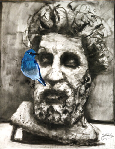 Her and Hercules von Shelton Walsmith, Zeichnungen kaufen auf Singulart