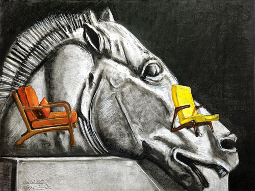 Prints Mid century B.C.E. von Shelton Walsmith, Zeichnungen kaufen auf Singulart