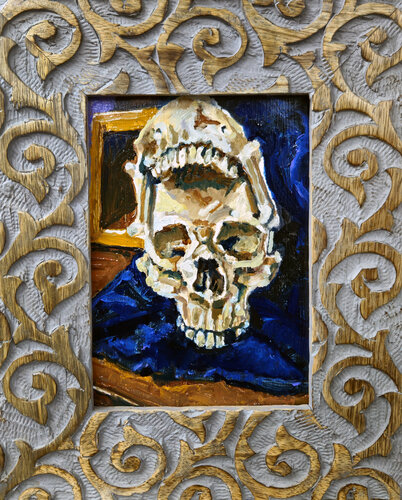 Skull no..4 (Democracy) van Shelton Walsmith, Schilderij te koop op Singulart