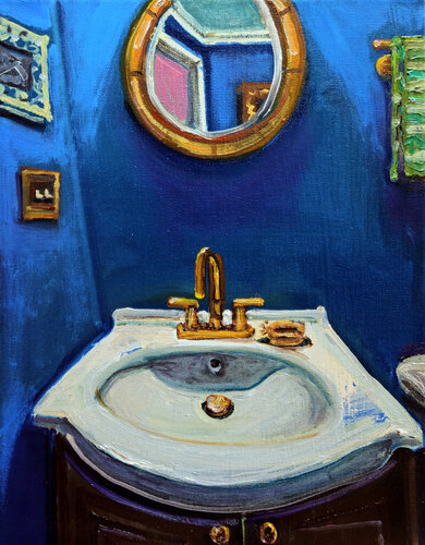Bathroom Still Life von Shelton Walsmith, Malerei kaufen auf Singulart