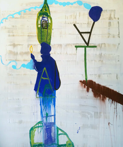 Supplicant Lost at Sea van Shelton Walsmith, Schilderij te koop op Singulart