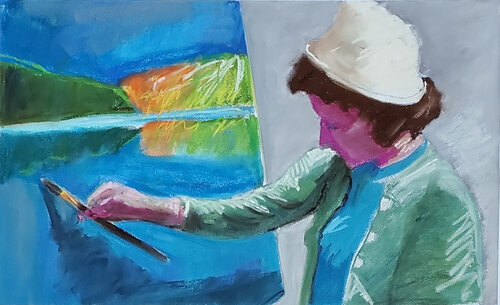 Adirondacks Summer of 59 by Shelton Walsmith, Drawing for Sale on Singulart